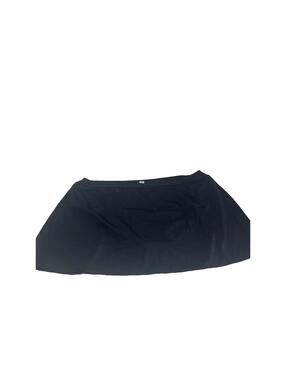 New Women’s Plus Size 26W Bathing Suit Black Swim Skirt Bottoms with Underwear